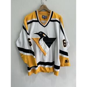 Vintage Starter Jagr Pittsburgh Penguins Hockey Jersey